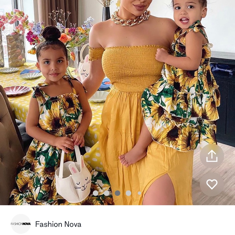 Yellow sun dress